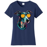 Dad Mom Cool Dog Sunglasses Italian Greyhound Women's T-Shirt