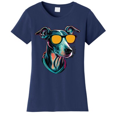 Dad Mom Cool Dog Sunglasses Italian Greyhound Women's T-Shirt