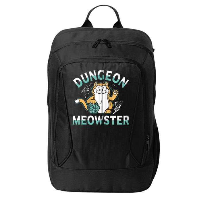 Dungeon Meowster Cat Lover Fantasy Games City Backpack