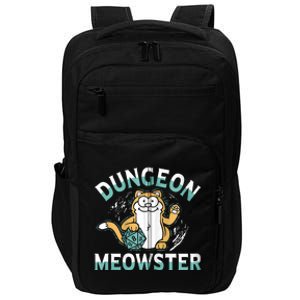 Dungeon Meowster Cat Lover Fantasy Games Impact Tech Backpack