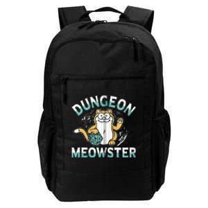 Dungeon Meowster Cat Lover Fantasy Games Daily Commute Backpack