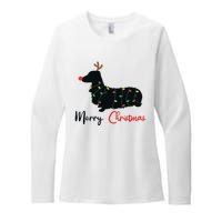 Dachshund Merry Christmas Winter Dogs Christmas Womens CVC Long Sleeve Shirt