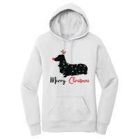 Dachshund Merry Christmas Winter Dogs Christmas Women's Pullover Hoodie