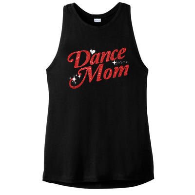 Dancing Mom Clothing Dance Mom Gift Ladies PosiCharge Tri-Blend Wicking Tank