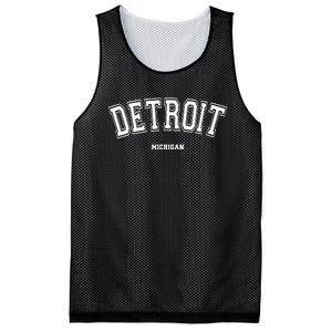 Detroit Michigan Mesh Reversible Basketball Jersey Tank