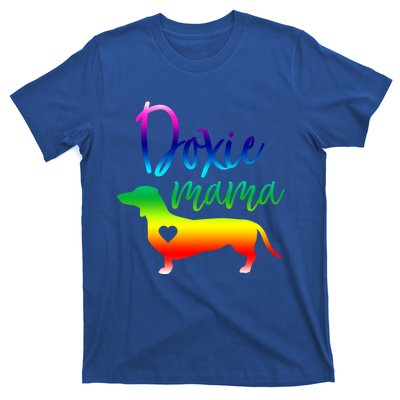 Doxie Mama Dachshund Mom Funny Wiener Dog Gift T-Shirt