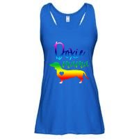 Doxie Mama Dachshund Mom Funny Wiener Dog Gift Ladies Essential Flowy Tank