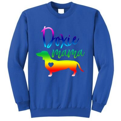 Doxie Mama Dachshund Mom Funny Wiener Dog Gift Tall Sweatshirt