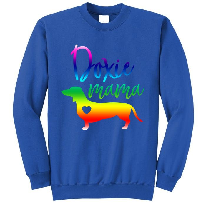 Doxie Mama Dachshund Mom Funny Wiener Dog Gift Tall Sweatshirt