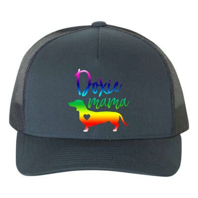 Doxie Mama Dachshund Mom Funny Wiener Dog Gift Yupoong Adult 5-Panel Trucker Hat