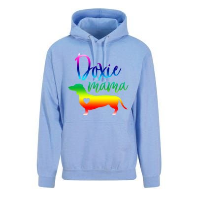 Doxie Mama Dachshund Mom Funny Wiener Dog Gift Unisex Surf Hoodie