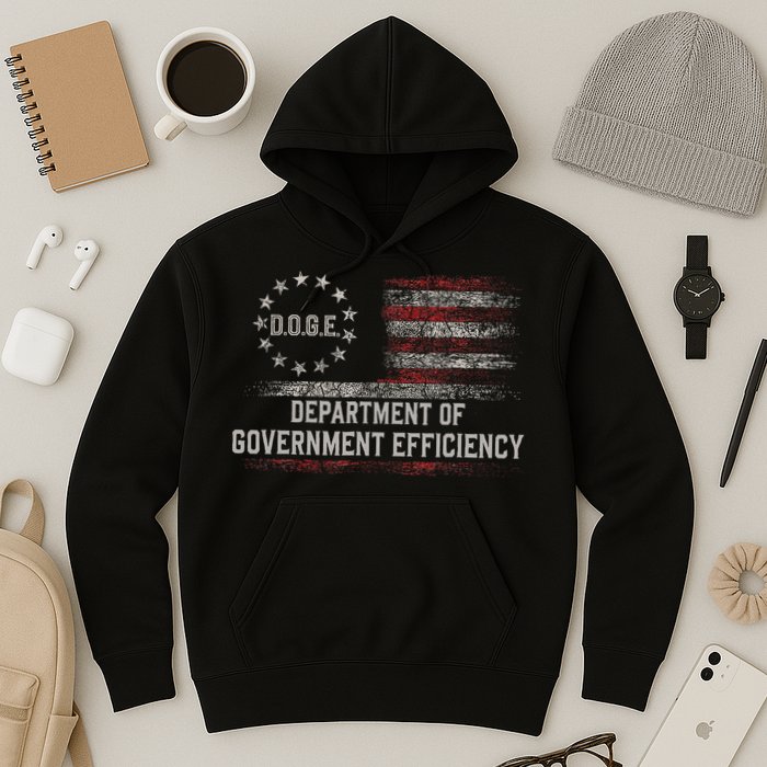 Doge Meme D.O.G.E. Department Of Government Efficiency Hoodie