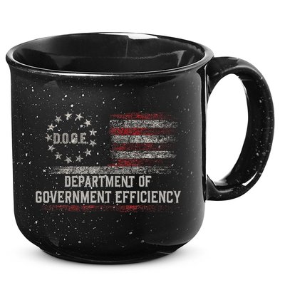 Doge Meme D.O.G.E. Department Of Government Efficiency 15oz Campfire Ceramic Mug