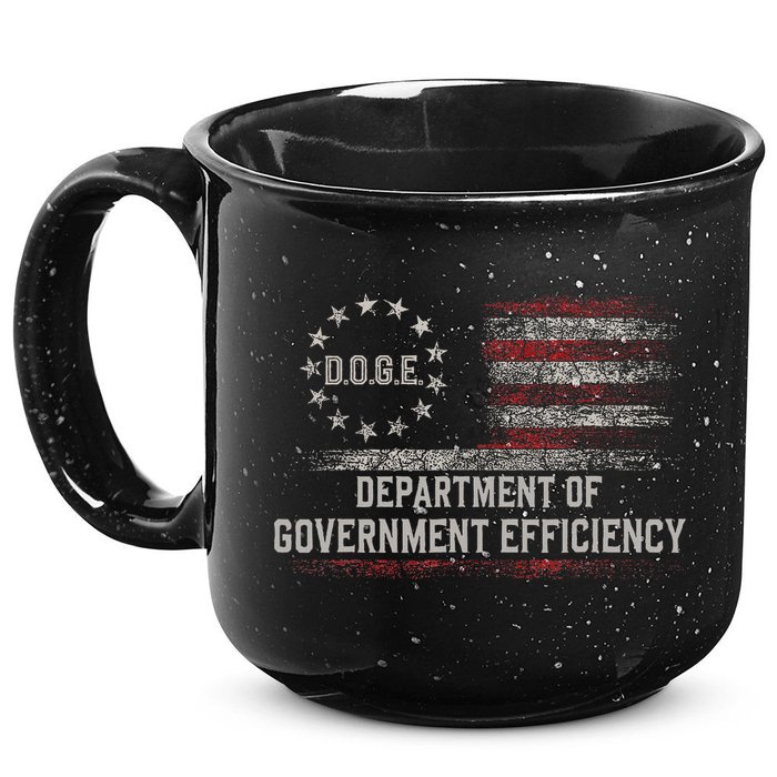 Doge Meme D.O.G.E. Department Of Government Efficiency 15oz Campfire Ceramic Mug