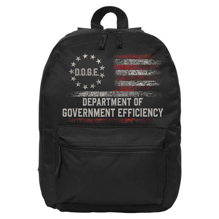 Doge Meme D.O.G.E. Department Of Government Efficiency 16 in Basic Backpack