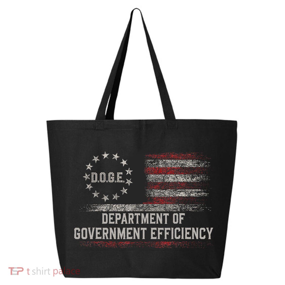 Doge Meme D.O.G.E. Department Of Government Efficiency 25L Jumbo Tote