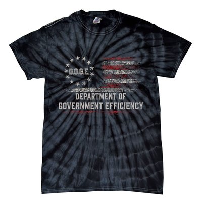 Doge Meme D.O.G.E. Department Of Government Efficiency Tie-Dye T-Shirt
