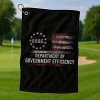 Doge Meme D.O.G.E. Department Of Government Efficiency Golf Towel