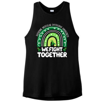 Duchenne Muscular Dystrophy Awareness We Fight Together Ladies PosiCharge Tri-Blend Wicking Tank