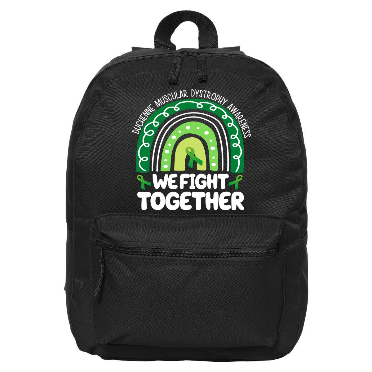 Duchenne Muscular Dystrophy Awareness We Fight Together 16 in Basic Backpack