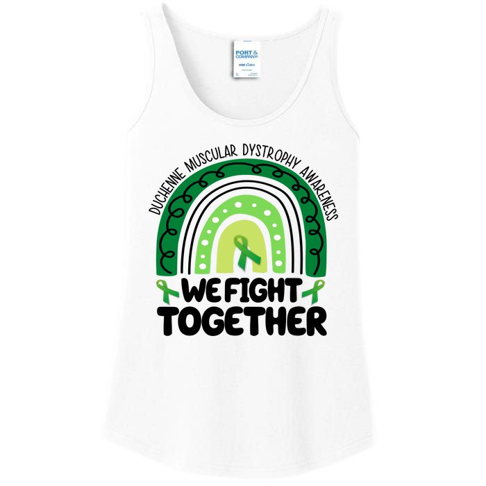 Duchenne Muscular Dystrophy Awareness We Fight Together Ladies Essential Tank