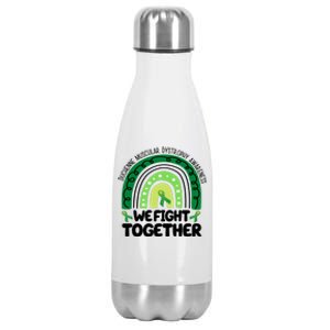 Duchenne Muscular Dystrophy Awareness We Fight Together Stainless Steel Insulated Water Bottle