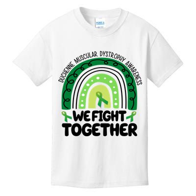 Duchenne Muscular Dystrophy Awareness We Fight Together Kids T-Shirt
