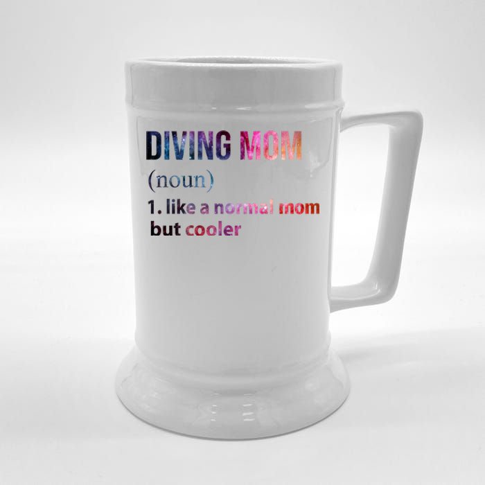 Diving Mom Beer Stein