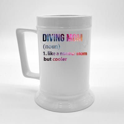 Diving Mom Beer Stein