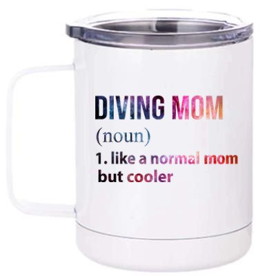 Diving Mom 12 oz Stainless Steel Tumbler Cup