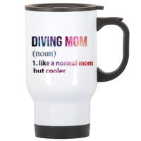 Diving Mom Stainless Steel Travel Mug