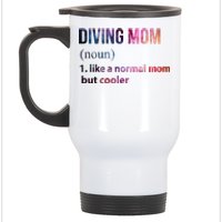 Diving Mom Stainless Steel Travel Mug