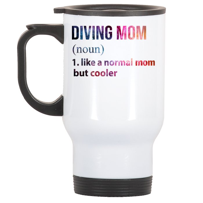 Diving Mom Stainless Steel Travel Mug