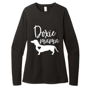 Doxie Mama Dachshund Mama Funny Dog Mom Wiener Dog Doxie Mom Gift Womens CVC Long Sleeve Shirt