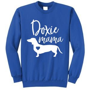 Doxie Mama Dachshund Mama Funny Dog Mom Wiener Dog Doxie Mom Gift Sweatshirt