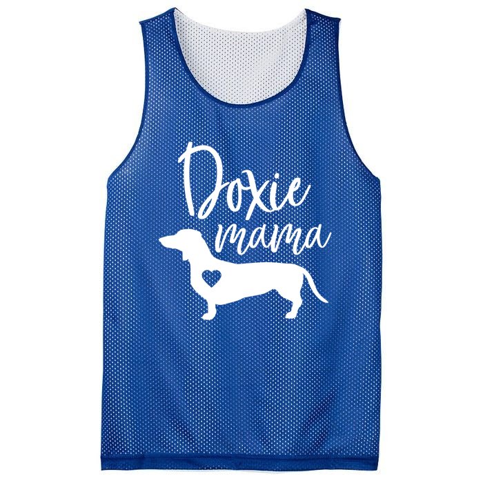 Doxie Mama Dachshund Mama Funny Dog Mom Wiener Dog Doxie Mom Gift Mesh Reversible Basketball Jersey Tank