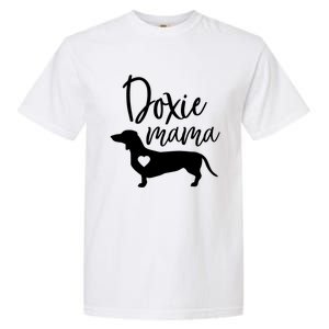 Doxie Mama Dachshund Mama Funny Dog Mom Wiener Dog Doxie Mom Gift Garment-Dyed Heavyweight T-Shirt