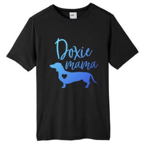 Doxie Mama Dachshund Mama Funny Dog Mom Wiener Dog Doxie Mom Gift Tall Fusion ChromaSoft Performance T-Shirt