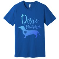 Doxie Mama Dachshund Mama Funny Dog Mom Wiener Dog Doxie Mom Gift Premium T-Shirt