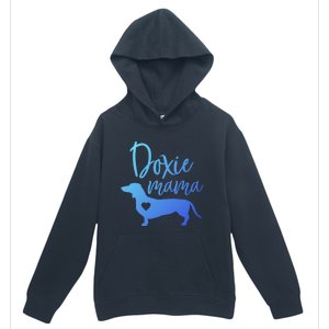 Doxie Mama Dachshund Mama Funny Dog Mom Wiener Dog Doxie Mom Gift Urban Pullover Hoodie