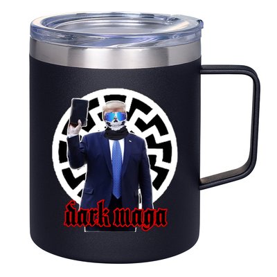 Dark Maga Donald Trump 2024 12oz Stainless Steel Coffee Mug