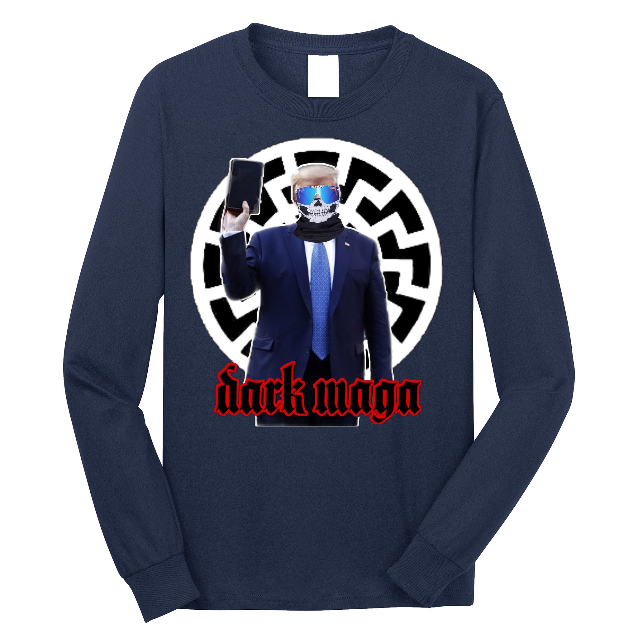 Dark Maga Donald Trump 2024 Long Sleeve Shirt