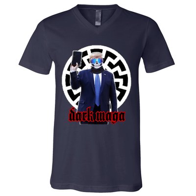 Dark Maga Donald Trump 2024 V-Neck T-Shirt