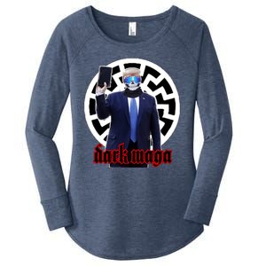 Dark Maga Donald Trump 2024 Women's Perfect Tri Tunic Long Sleeve Shirt