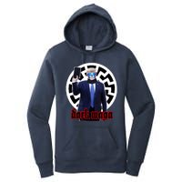 Dark Maga Donald Trump 2024 Women's Pullover Hoodie