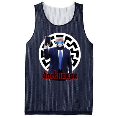 Dark Maga Donald Trump 2024 Mesh Reversible Basketball Jersey Tank