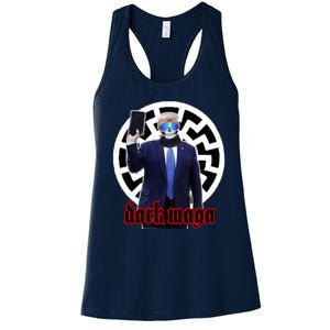 Dark Maga Donald Trump 2024 Women's Racerback Tank