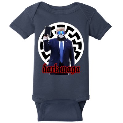 Dark Maga Donald Trump 2024 Baby Bodysuit