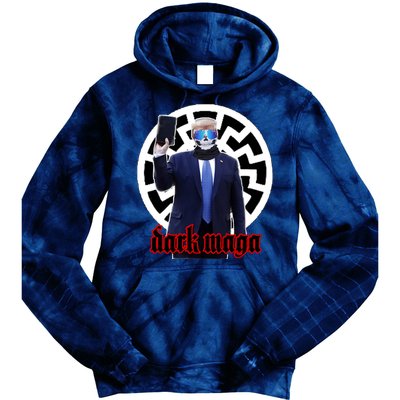 Dark Maga Donald Trump 2024 Tie Dye Hoodie