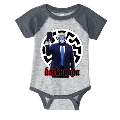 Dark Maga Donald Trump 2024 Infant Baby Jersey Bodysuit
